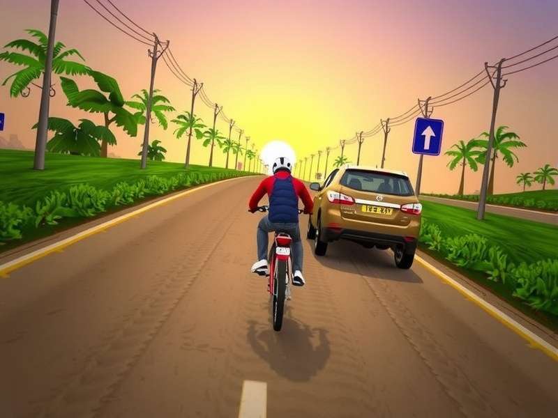 India Bicycle Racer gameplay screenshot